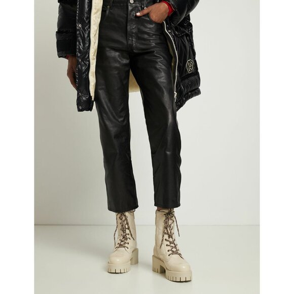 GUCCI BOOTS ANKLE WHITE GG LOGO LEATHER QUILTED LACE-UP  sz 41 11 US - Picture 2 of 15